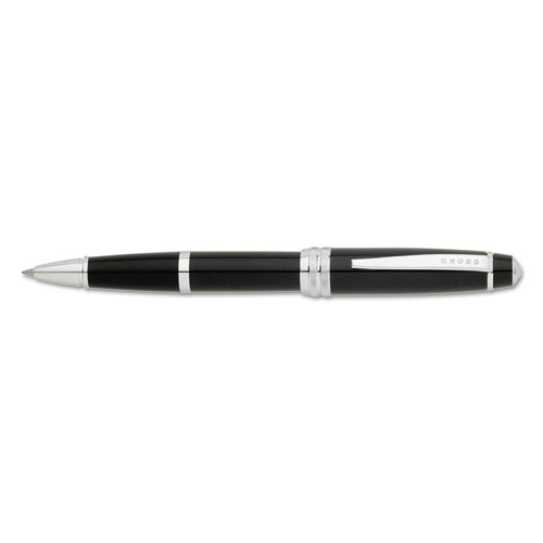Cross® Bailey Rolling Ball Pen, Black Ink, Black Barrel, Medium