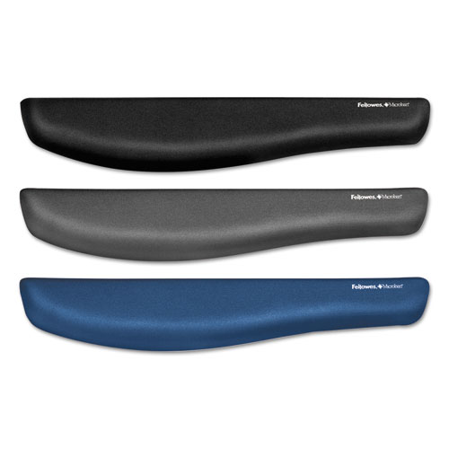 Image of Fellowes® Plushtouch Keyboard Wrist Rest, 18.12 X 3.18, Blue