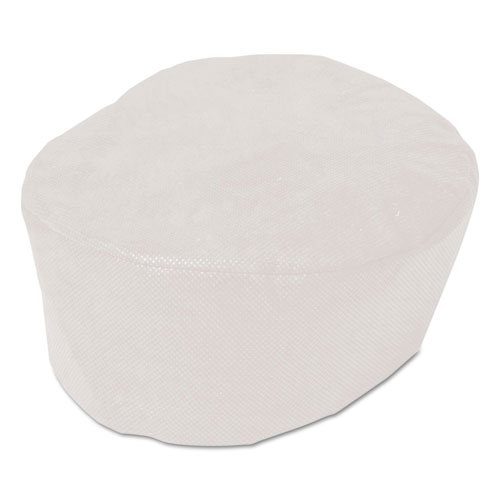 Beanie Caps, Large, White, 50/carton