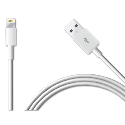 Lightning Cable, 3 1/2 ft, White | by Plexsupply