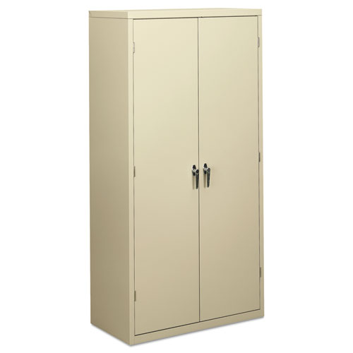 Image of Assembled Storage Cabinet, 36w x 18 1/8d x 71 3/4h, Putty