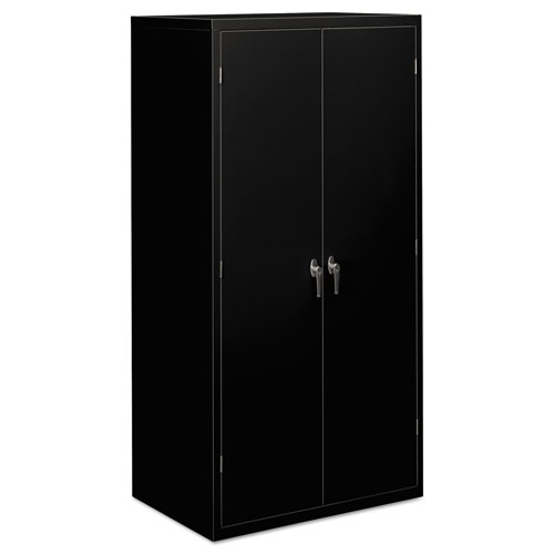 Assembled Storage Cabinet, 36w x 24 1/4d x 71 3/4h, Black