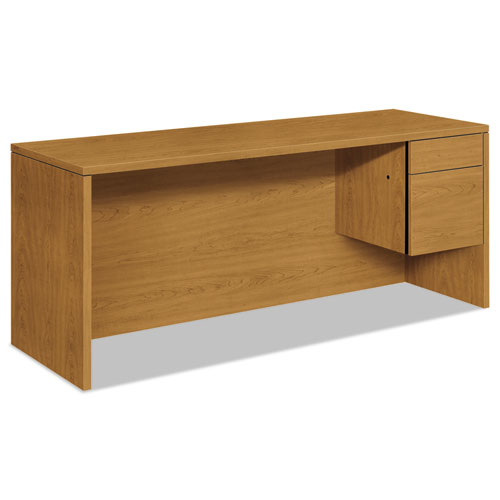 10500 Series 3/4-Height Right Pedestal Credenza, 72w x 24d x 29.5h, Harvest