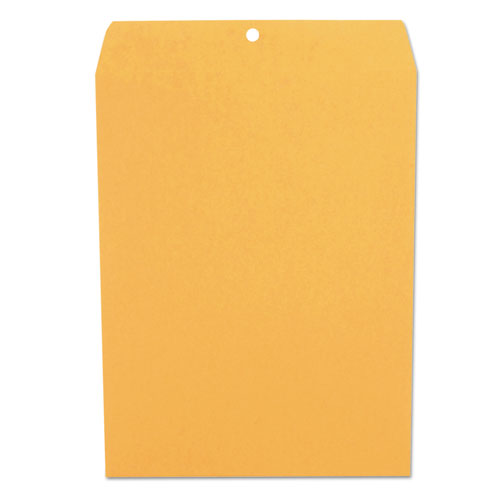 Image of Universal® Kraft Clasp Envelope, #12 1/2, Square Flap, Clasp/Gummed Closure, 9.5 X 12.5, Brown Kraft, 100/Box