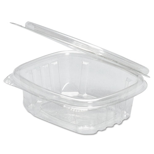 H-L Deli Containers, Clear, 6oz, 4.25w X 3.63d X 1.88h, 100/pack, 4 Packs/carton