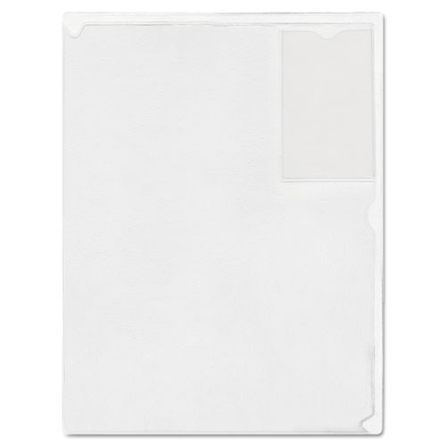 Image of Advantus Kleer-File Poly Folder With Id Pocket, Letter Size, Transparent
