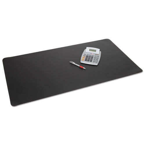Image of Rhinolin II Desk Pad with Antimicrobial Protection, 24 x 17, Black