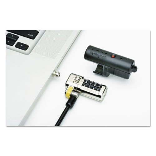 5340016304191, ClickSafe Combination Laptop Lock, 6 ft Carbon Steel Cable, Black, 20/Set