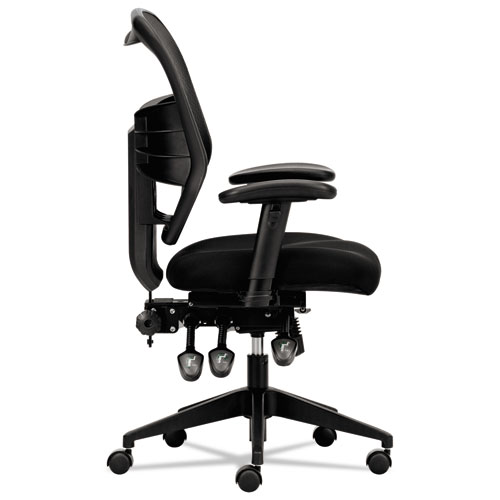 Image of Hon® Vl532 Mesh High-Back Task Chair, Supports Up To 250 Lb, 17" To 20.5" Seat Height, Black