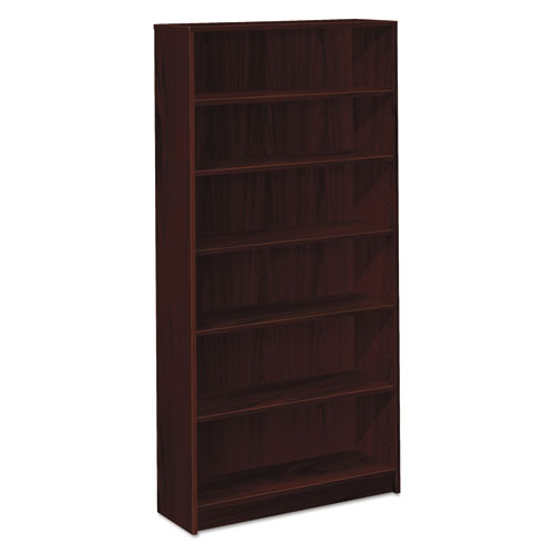 1870 Series Bookcase, Six Shelf, 36w X 11 1/2d X 72 5/8h, Mahogany