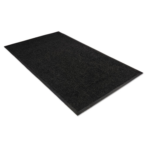 Guardian Platinum Series Indoor Wiper Floor Mat, Rubber with Nylon Carpet,  4'x6', Grey