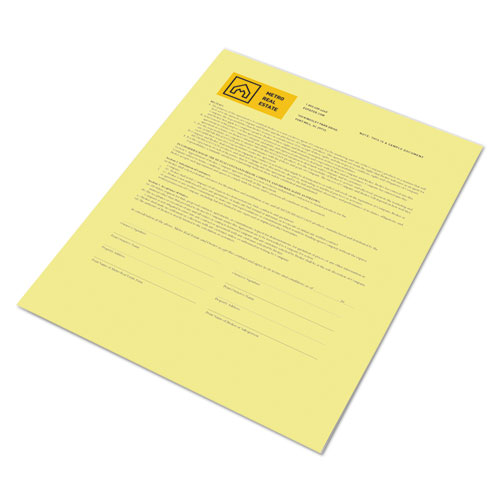 Image of Xerox™ Revolution Digital Carbonless Paper, 1-Part, 8.5 X 11, Canary, 500/Ream