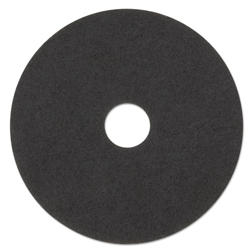 Low-Speed Stripper Floor Pad 7200, 23" Diameter, Black, 5/carton