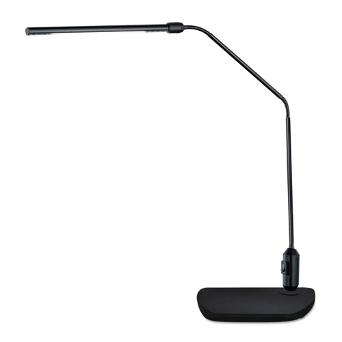 Image of Alera® Led Desk Lamp With Interchangeable Base Or Clamp, 5.13W X 21.75D X 21.75H, Black