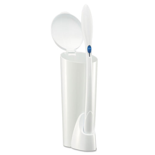 Toilet Wand Disposable Toilet Cleaning Kit Handle, Caddy & Refills, 6