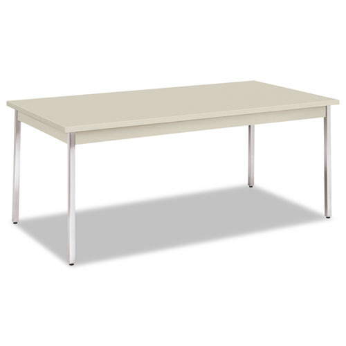 Utility Table, Rectangular, 72w X 36d X 29h, Light Gray