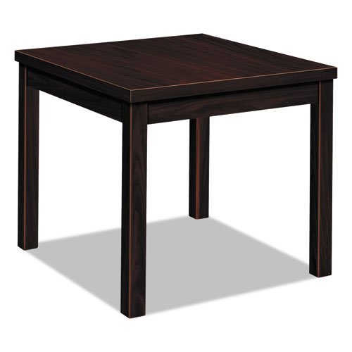 Laminate Occasional Table, Square, 24w x 24d x 20h, Mahogany | by Plexsupply