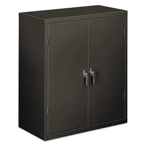 Image of Assembled Storage Cabinet, 36w x 18 1/8d x 41 3/4h, Charcoal