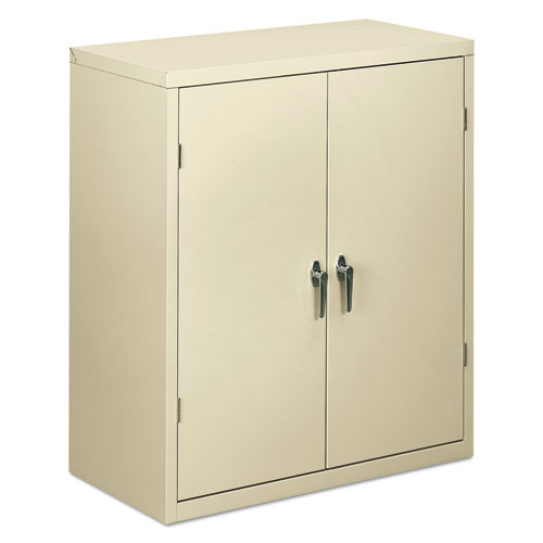 Image of Assembled Storage Cabinet, 36w x 18.13d x 41.75h, Putty