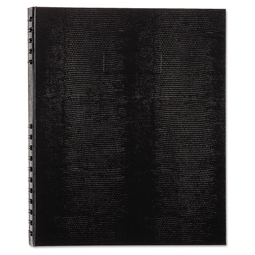 NotePro Undated Daily Planner, 10 3/4 x 8 1/2, Black | by Plexsupply