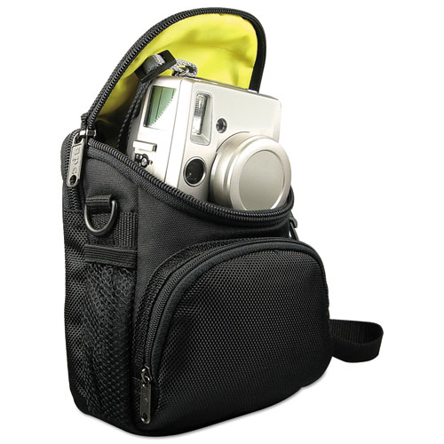 Camcorder/digital Camera Case, Ballistic Nylon, 5 X 2 X 4 1/2, Black