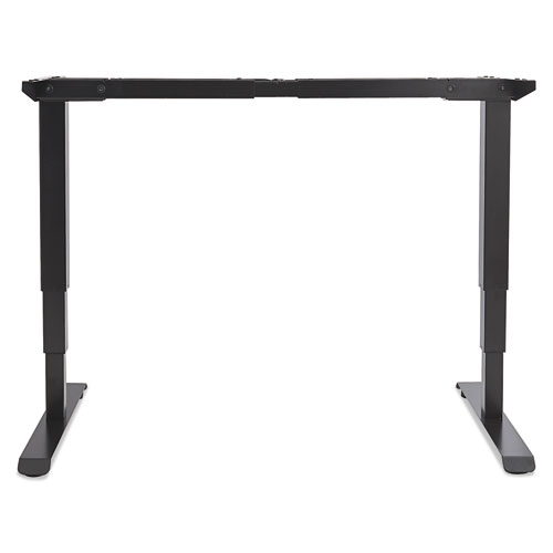 Image of Alera® Adaptivergo Sit-Stand 3-Stage Electric Height-Adjustable Table Base With Memory Control, 48.06" X 24.35" X 25" To 50.7",Black