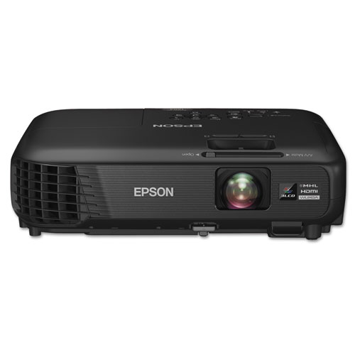 Epson® PowerLite 1284 WUXGA 3LCD Projector, 3200 Lumens, 1920 x 1200 Pixels, 1.2x Zoom