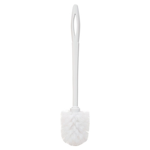 Rubbermaid® Commercial Toilet Bowl Brush, 10" Handle, White