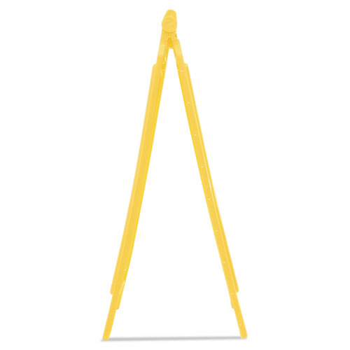 Image of Rubbermaid® Commercial Caution Wet Floor Sign, 11 X 12 X 25, Bright Yellow