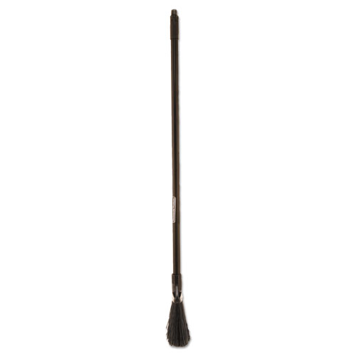 Lobby Pro Broom, Poly Bristles, 35", with Metal Handle, Black