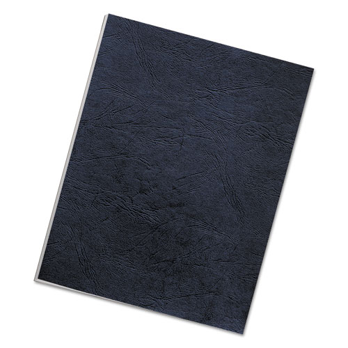 Classic Grain Texture Binding System Covers, 11 x 8-1/2, Navy, 50/Pack