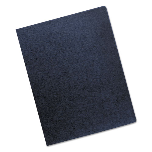 Pack of 200 11-1/4 x 8-3/4 Navy Fellowes 52113 Linen Texture Binding System Covers