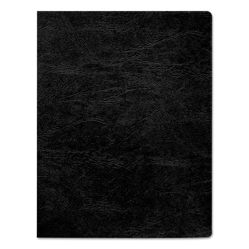 Classic Grain Texture Binding System Covers, 11-1/4 x 8-3/4, Black, 200/Pack