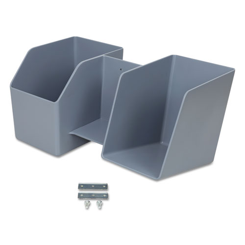 Ergotron® LearnFit Storage Bin, 8 lb Capacity, 14 1/2 x 8 x 8, Dark Gray