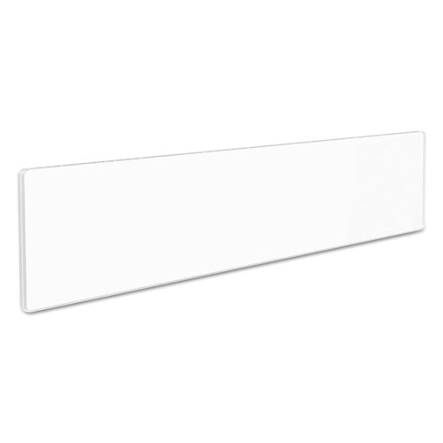Image of Superior Image Cubicle Nameplate Sign Holder, 8.5 x 2 Insert, Clear