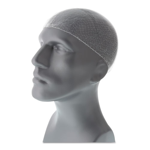 Lightweight Latex-Free Hairnets, Nylon, 28", White, 144/Box