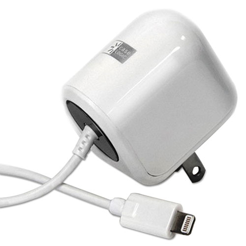 Image of Case Logic® Dedicated Apple Lightning Home Charger, 2.1 A, White