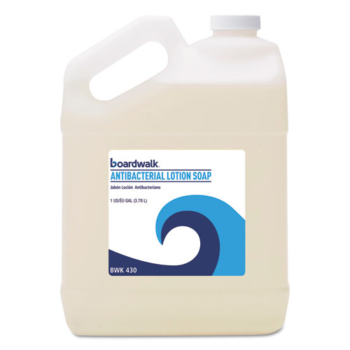 Boardwalk® Antibacterial Liquid Soap, Clean Scent, 1 gal Bottle