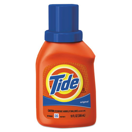 Tide® Ultra Liquid Laundry Detergent, Original Scent, 10 oz Bottle, 12/Carton