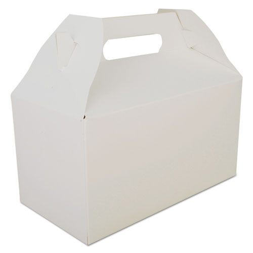 SCT® Carryout Barn Boxes, 9 1/2 x 5 x 5, White, 125/Carton