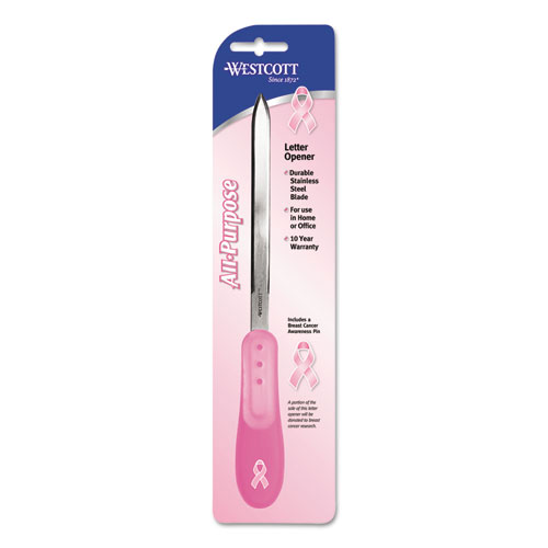 Pink Ribbon Stainless Steel Letter Opener | by Plexsupply