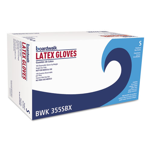 General Purpose Powdered Latex Gloves, Small, Natural, 4.4 mil, 1,000/Carton