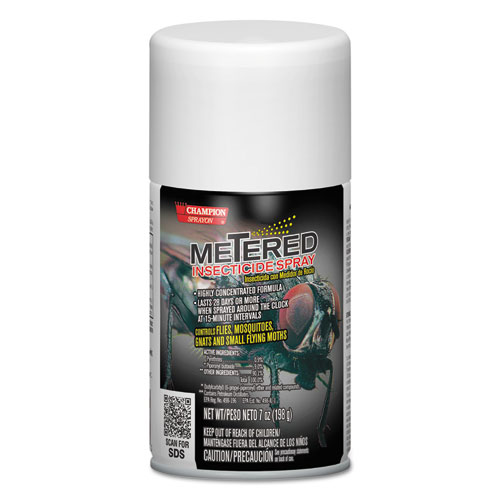 Champion Sprayon Metered Insecticide Spray, 7 oz Aerosol Spray, 12/Carton
