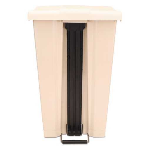 Image of Rubbermaid® Commercial Step-On Receptacle, 23 Gal, Polyethylene, Beige