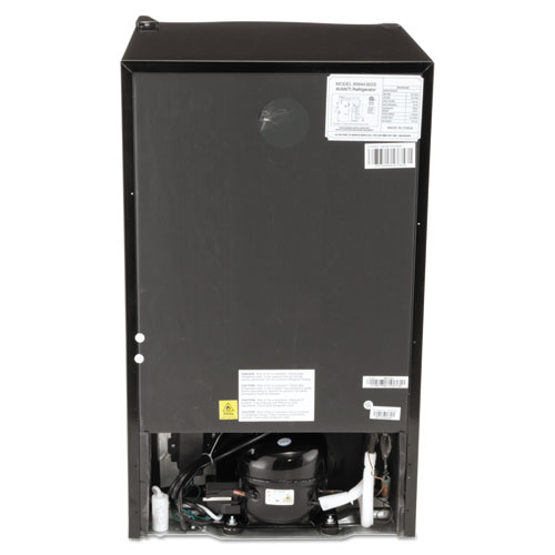 Image of Avanti 4.4 Cf Refrigerator, 19 1/2"W X 22"D X 33"H, Black/Stainless Steel