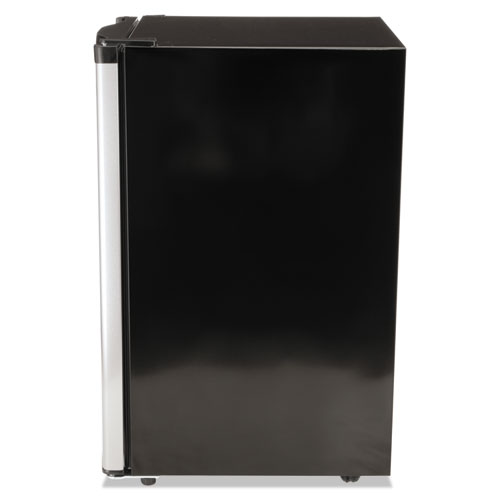 4.4 CF Refrigerator, 19 1/2"W x 22"D x 33"H, Black/Stainless Steel