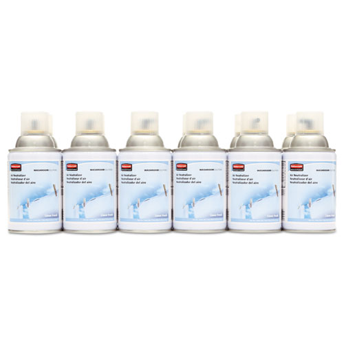Rubbermaid® Commercial TC Standard Aerosol Refill, Linen Fresh, 6 oz Aerosol Spray, 12/Carton