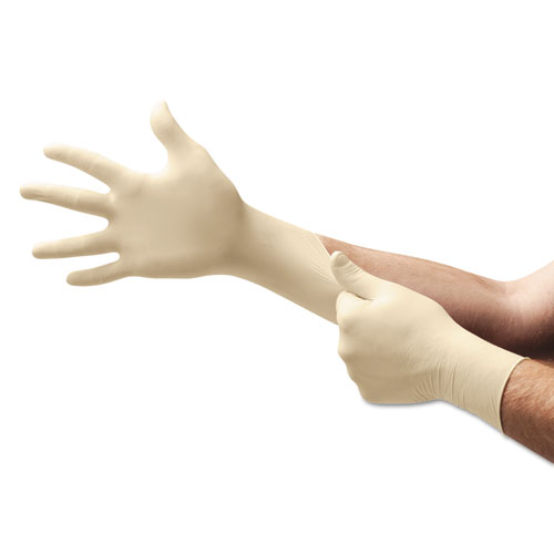 Conform® XT Premium Latex Disposable Gloves, Powder-Free, Medium, 100/Box