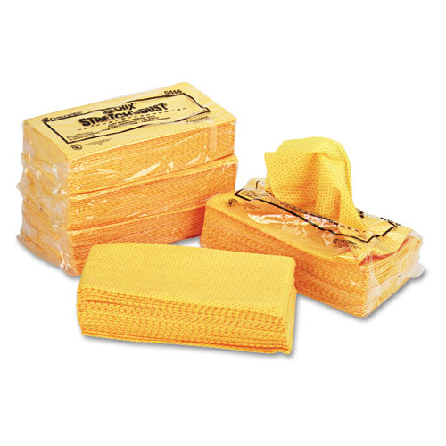 Image of Stretch 'n Dust Cloths, 23.25 x 24, Orange/Yellow, 20/Bag, 5 Bags/Carton