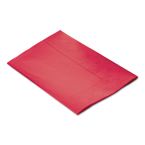Image of Hoffmaster® Dinner Napkins, 2-Ply, 15 X 17, Red, 1000/Carton